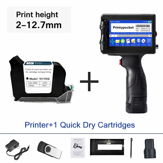 Print Anywhere in Seconds 
Professional & Easy-to-Use 
Portable Printer